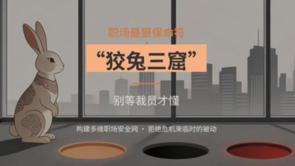 第11集 别等下雨才修屋顶,别等裁员才想退路。 在充满不确定性的今天,如何为自己构建安全网,避免在危机来临时束手无策?“狡兔三窟”,这个成语对我们现代职场人来说,不仅仅是一个历史故事,更是一套行之有效的生存法则。这节课,我们将从一个两千多年前的故事--“狡兔三窟”讲起,探寻职场生存的终极智慧。#战国策#周易#职场生存