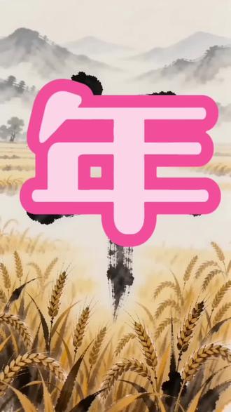 「年」的起源和来历(过年的年)
一、字从哪来?
年最早是甲骨文:
上面是禾(稻谷),下面是人。
合起来就是:
人背着成熟的稻谷回家 → 代表丰收。
古人:
谷子一熟,就是一年。
所以「年」本义就是:五谷丰收。
二、为什么叫「过年」?
1. 最早不是怪兽,是节气+丰收
- 夏代叫 岁
- 商代叫 祀
- 周代才叫 年
古人以庄稼成熟一次为一个周期,
丰收了就要祭天、祭祖、庆祝,
慢慢就变成过年。
2. 后来才有「年兽」传说
民间故事里说:
有个叫年的怪兽,怕红、怕响、怕火,
人们贴红、放炮、守岁,把它赶走,
就叫过年。
→ 这是民俗故事,不是真的字源。
三、简单总结
- 字源:人扛稻谷 → 丰收
- 时间:谷熟一次 → 一年
- 节日:庆祝丰收、辞旧迎新 → 过年
一句话:
年,本来就是丰收的意思,过年就是庆祝丰收、迎接新一岁。#年俗