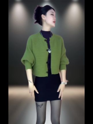 这件小开衫外套,穿上好洋气好减龄,搭裤子搭裙子都很好看啊,出门被问爆了,短款针织衫开衫毛衣外套女长袖秋季设计感小个子复古气质百搭上衣
