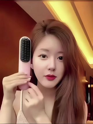 一机多用的多功能#无线直发梳可直发可卷发可做内扣,可做八字刘海,还可做蓬松高颅顶发型,而 ,真是太方便了#手残党也能学会的发型#直发梳#新手卷发教程#卷发神器
