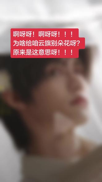 云旗戴花是啥意思呢!啊呀好难猜呀!
哈哈哈哈哈