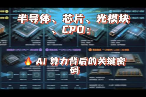 半导体、芯片、光模块、CPO:AI 算力背后的关键密码#前沿科技#人工智能#认知提升#深度思考#芯片模块