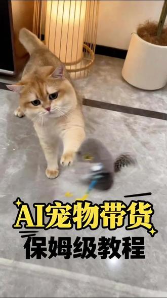 萌宠带货 保姆级教程 Ai轻松制作#Ai#萌宠#宠物#宠物带货#真实生活分享计划