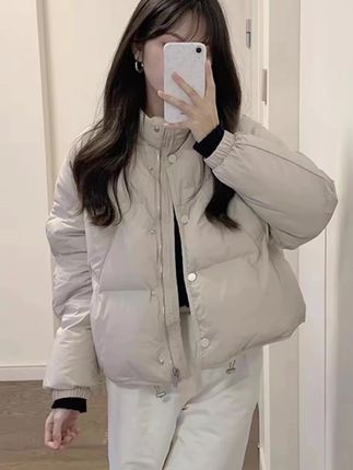 短款冬季羽绒服女年新款爆款独特超好看小个子显瘦不臃肿2025#外套穿搭 #保暖穿搭 #冬季穿搭