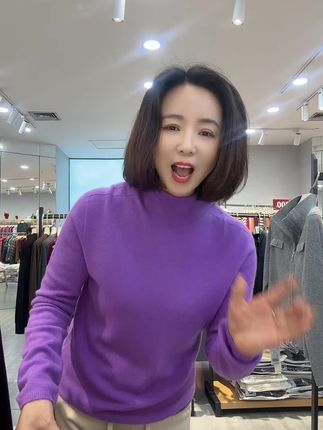 这款100羊毛一定要入手,而且是人均两件哦,真正的高质价比#纯羊毛 #实体店女装