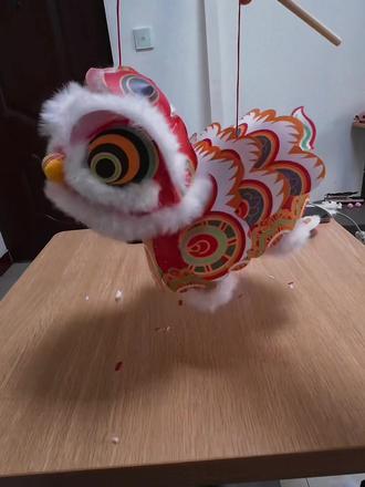 #醒狮灯笼diy #醒狮灯笼教程 一个小小的灯笼要我40分钟!五倍速沉浸式体验!#手工diy