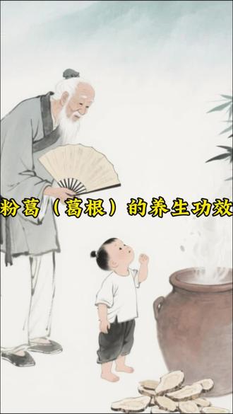 粉葛(葛根)的养生功效 #养生
