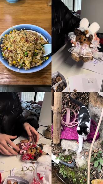 特别适合过年的双面小兔#手工 #diy #豆荚 #大学生创业 #新年就要红