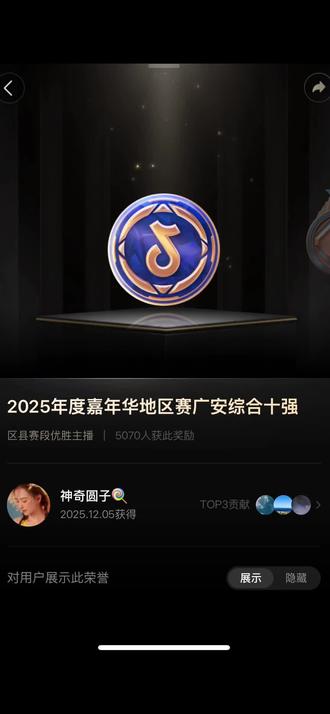 谢谢我的家人们,年度嘉年华地区赛第六名