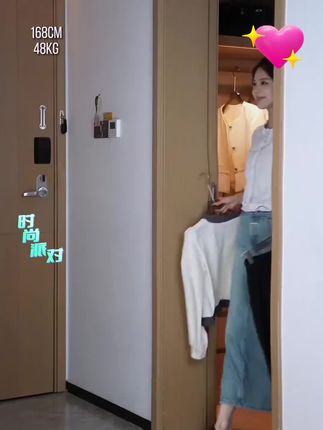#秋装女款爆款2025新款韩版撞色绑带长袖衬衫显瘦高腰半身裙两件套#减龄穿搭