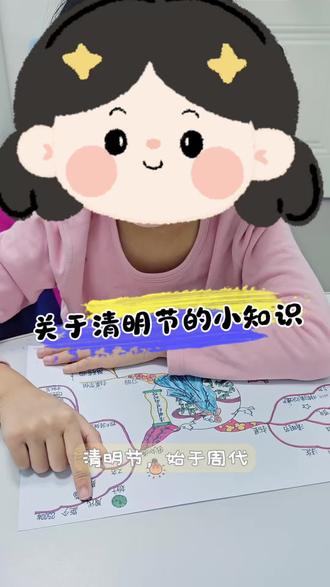 有请我们的大宝贝为大家讲解,清明节的小知识🥰🥰🥰#清明节 #思维导图 #长春全脑