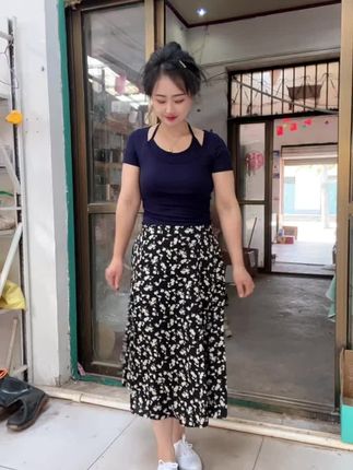 #碎花裙#半身裙#夏季穿搭#小个子穿搭