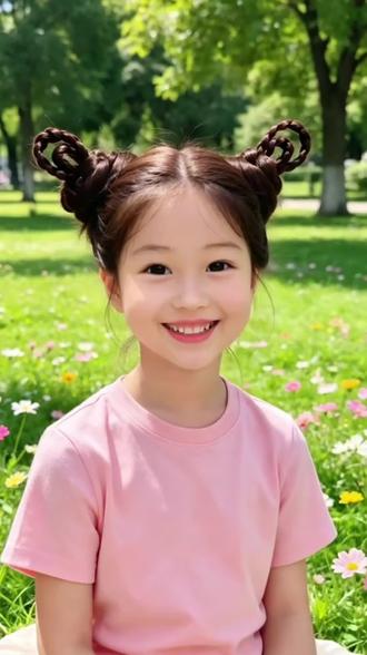 端午六一活动发型 #编头发教程 #儿童花样辫子扎法 #编头教程 #儿童编辫子发型 #幼儿扎发教程