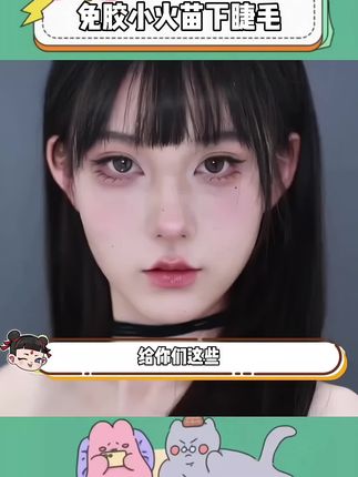 三两下贴出下睫毛,还是免胶的这也太好贴了吧!#睫毛分享 #假睫毛 #拯救手残党 #下睫毛 #自然卷翘的下睫毛怎么贴