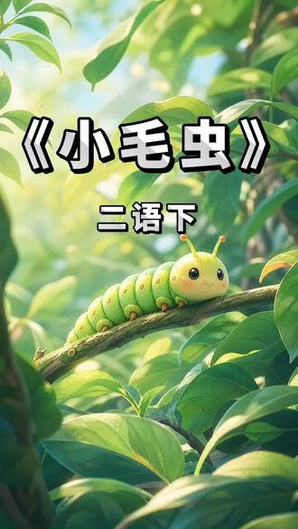 二年级语文下册《小毛虫》 #二年级语文下册#二年级语文#课文朗读 #二年级语文