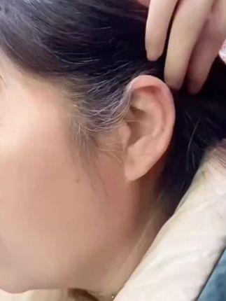 一次性焗油美发笔植物美发棒黑色纯补染头发遮盖梳直神器孕妇可用#一次性染发笔 #头发护理 #护发养发 #白发转黑 美发棒