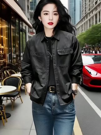 #夹克外套 #街头穿搭 #衬衫控 #牛仔控 #上热门话题🔥🔥🔥