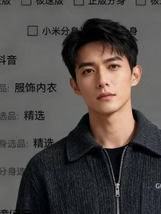 GOYN秋冬男款高端针织衫开衫夹克外套翻领款拉链毛衣夹克上衣男装
