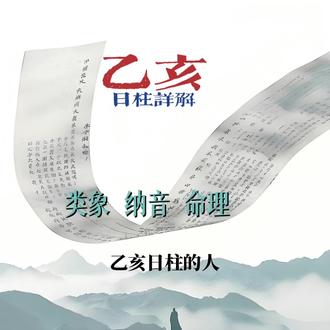 六十花甲子日柱详解之乙亥#六十花甲子 #乙亥山头火#易经#中国式思维