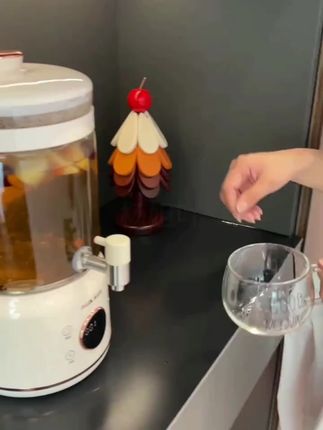 奥克斯水龙头恒温养生壶炖煮一体烧水壶大容量煮茶器高硼硅花茶壶#强烈推荐 #奥克斯养生壶#@巨量千川