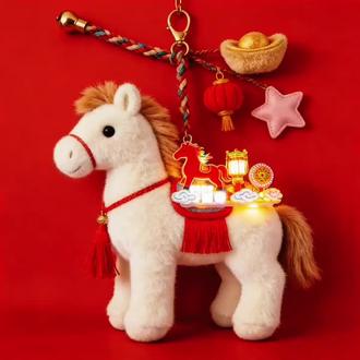 马年,马到成功。视频由Ai生成。