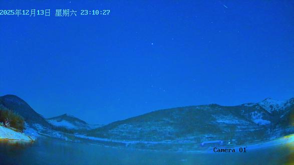 济南夜空赏双子座流星雨#流星雨 #星空