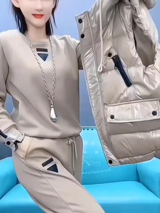 时尚潮流休闲套装带马甲#谁穿谁好看 #减龄气质 #高端大气 #只做高品质 #新款