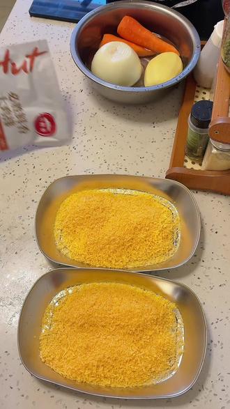 咖喱鸡排饭做出餐厅味儿~#抖音美食创作者 #咖喱鸡排饭 #动手自己做美食