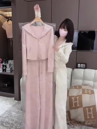 秋季新款卫衣套装两件套,品质嘎嘎好#温柔风穿搭 #温柔穿搭 #卫衣套装 #品质女装