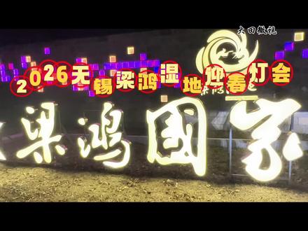 #元宵节逛灯会 ,无锡梁鸿湿地