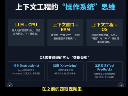 从理论到实践:LangChain上下文工程框架全解析 精读langchain《context engineering》①
#上下文工程 #大模型开发 #langchain #agent #提示词工程