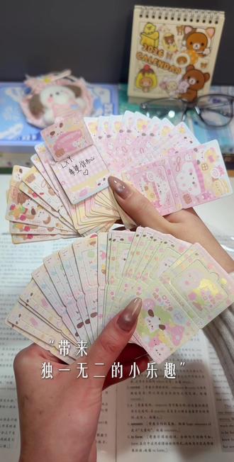 超多卡通图案选择,制作起来也超简单 #撕拉卡 #留言卡 #贺卡 #贺卡diy