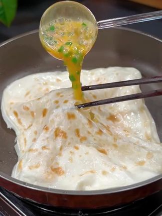 鸡蛋灌饼22片送专用酱灌饼胚饼皮家庭装半成品主食早餐手抓饼顺丰#鸡蛋灌饼饼皮 #早餐美食 #好物分享#好物推荐#好吃不贵