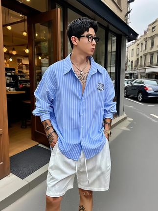 #男生穿搭 #夏日通勤休闲穿搭 #衬衫控 #今天穿什么 #穿出高级感