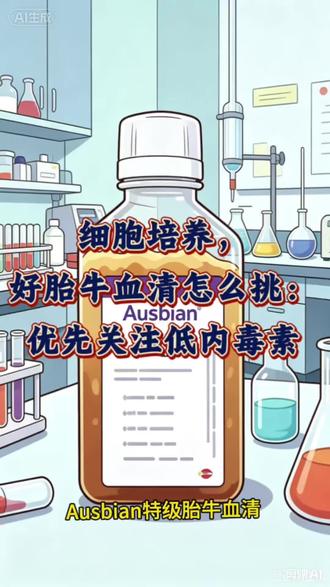 细胞培养,好胎牛血清怎么挑:优先关注低内毒素#胎牛 #细胞实验 #科研
#有用内容创作计划