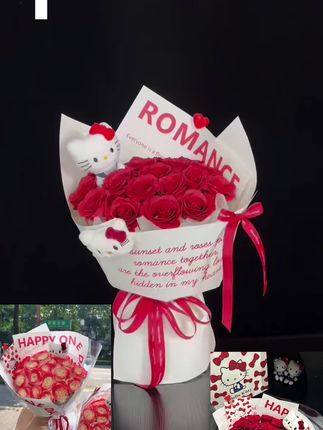【芯苼】浪漫红英文的——绯色誓言💕 0.5倍数的心动💗 是相遇时彼此心跳的呼吸,#七夕 #ins #花束包装教程 #浪漫至死不渝 #花艺资材