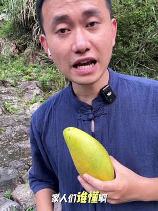 喜欢吃甜一点的姐妹们,有口福了,让人吃了还想吃#大青芒#芒果 #水果