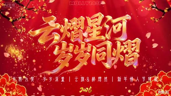 「光阴为契·岁岁深盟|云旗&郝熠然|新年情人节特献」不知道能存在多久,且看且珍惜吧#剪辑