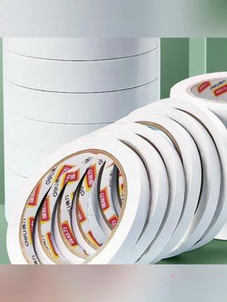 #胶带#双面胶#儿童胶带#手工胶带#棉纸胶带      得力双面胶高粘度强力固定不留痕儿童手工用两面双面胶棉纸胶带cj