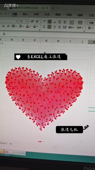 **当EXCEL遇上浪漫,浪漫无敌✨**
表格里的数字会跳舞💃,公式也能甜到炸裂💖!谁说数据不能撩人?一键生成心动曲线📈,让EXCEL为你写情书💌~
#EXCEL技巧 #数据浪漫 #办公神器 #创意玩法 #职场趣味