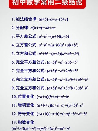 #初中数学二级理论就想做题时多了几个已知条件,难题迎刃而解。#家长必读#二级结论#学霸秘籍#高效学习