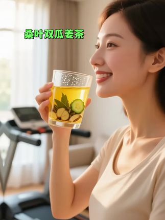 桑叶双瓜姜茶#桑叶双瓜茶 #养生茶#夏日茶#召唤茶友