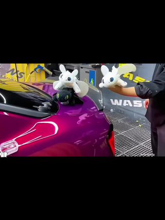 【翅膀可动】摩托车头盔无牙仔机车装饰3M胶黏贴公仔个性显眼装饰品#车载摆件 #玩个很新的东西 #汽车用品