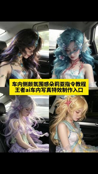王者ai人物指令真人 朵莉亚ai 王者荣耀壁纸 车内拍照ai指令 王者荣耀ai车内拍照 辛宪英ai #剪映 #剪映图片设计#豆包cos朵莉亚指令#墨染江湖李白cos#王者荣耀海报