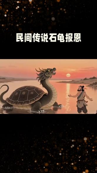 #民间传说的石龟报恩故事。#发布到抖音,可获千万流量扶持。@爱的抖音平台。