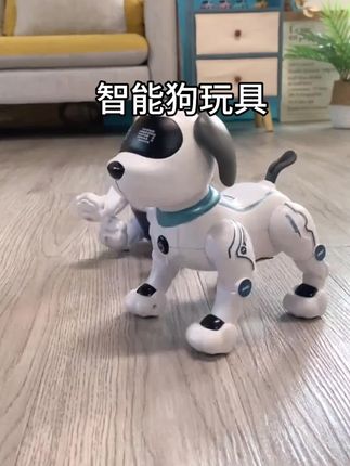 #我要上热门家里有小孩的一定要买一只这种机器狗,不仅长得可爱,还能说话、唱歌,跟真的狗狗一样!可以逗小朋友开心它是靠电池供电的,随时随地都能玩,特别方便#电动玩具 #益智玩具