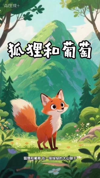 狐狸和葡萄 告诉孩子,遇到困难时,不要轻易放弃,更不要为自己找借口。生动有趣的故事画面,简单易懂的道理,陪小朋友们感受寓言的魅力,快一起来听听这个小故事吧~#寓言故事 #儿童故事#睡前故事#狐狸和葡萄