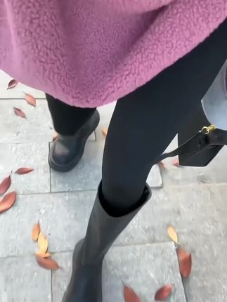 腿粗的姐妹不穿一次永远不知道#鲨鱼裤 有多香,显瘦还百搭,再也不怕掉档的尴尬啦#秋冬穿搭