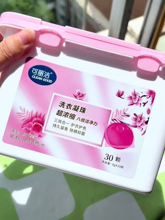 #可丽洁时代樱花洗衣凝珠