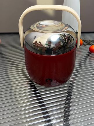 316不锈钢保温饭盒来了,保温保鲜12小时,盖子能当做饭碗,不撒汤不漏水送餐具保温袋#保温桶 #带饭上班 #保温饭盒